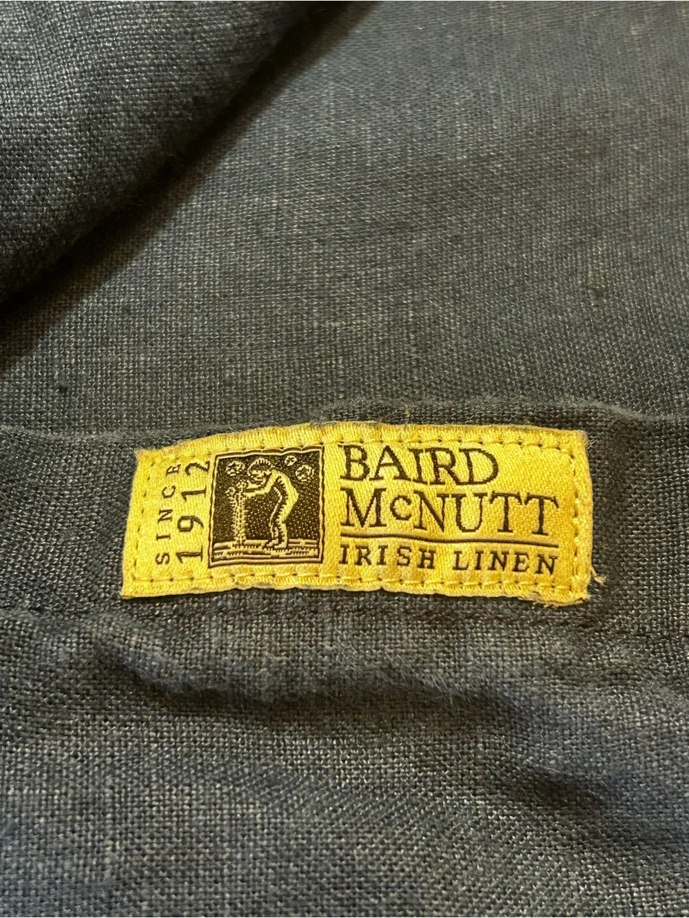 J.Crew Baird McNutt Irish Linen Short-Sleeve Button-Down Shirt – Blue / XL